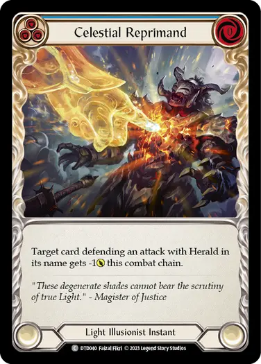 Celestial Reprimand