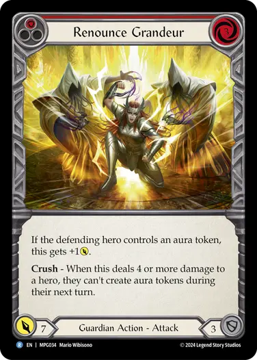 Renounce Grandeur