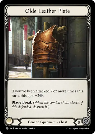 Olde Leather Plate