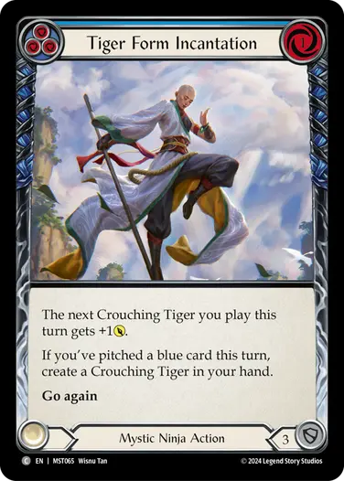 Tiger Form Incantation