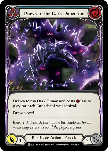 Drawn to the Dark Dimension