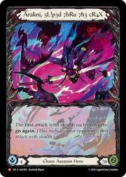 Arakni, 5L!p3d 7hRu 7h3 cR4X