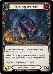 Barraging Big Horn